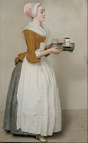 Painting, The Chocolate Girl by Jean-Etienne Liotard